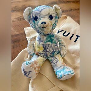 Louis Vuitton Monogram Watercolor DouDou Teddy Bear Plush